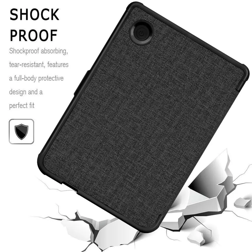 

Hand Support 6 inch eReader Case Auto Sleep/Wake Shockproof N365 Protective Shell Anti Scratch for KOBO Clara Colour/BW 2024