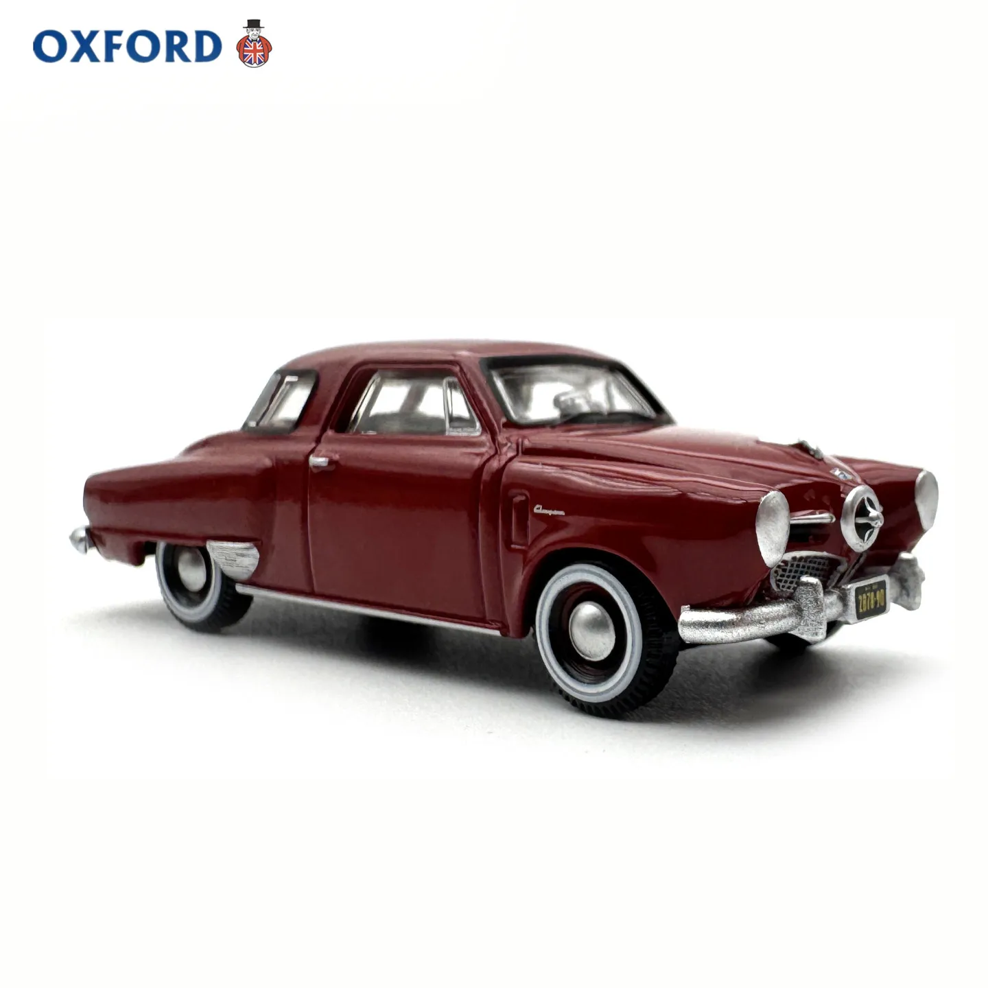 OXFORD Coche de juguete Studebaker 1950 de aleación fundida a presión a escala 1:87, modelo de coches clásicos vintage, regalos de recuerdo para adultos, exhibición estática