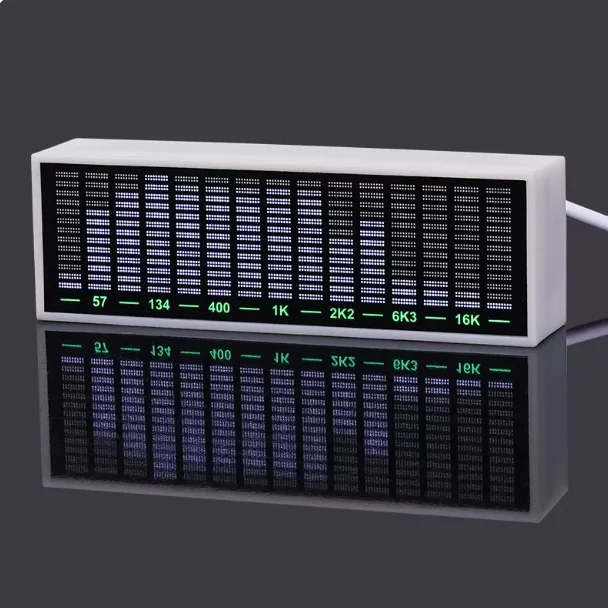 LED Music Spectrum Display Board, Sound Activated Pickup Ambient Light, Car Gaming Room Rhythm Atmosphere Lamp