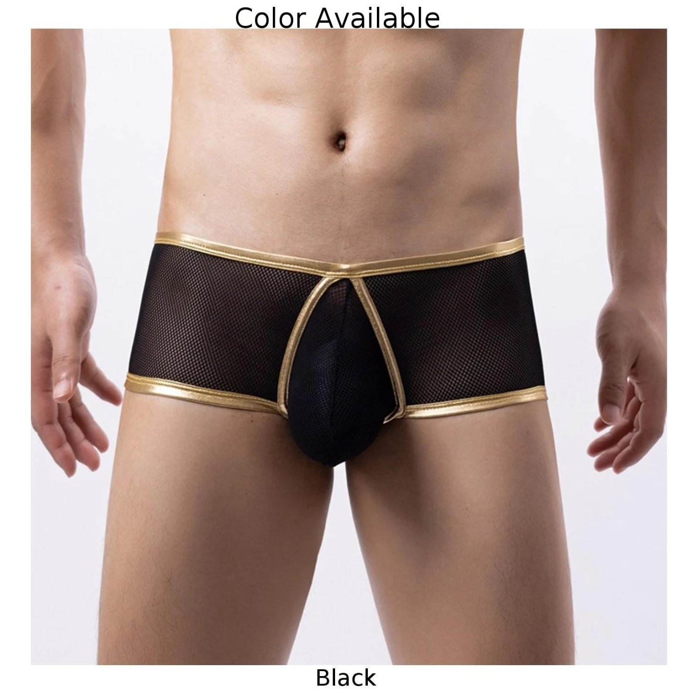 Sexy Männer Boxer Mesh durchscheinende Unterwäsche große Tasche u konvexe niedrige Taille Höschen Homosexuell Hip Lift Dessous atmungsaktive Unterhose