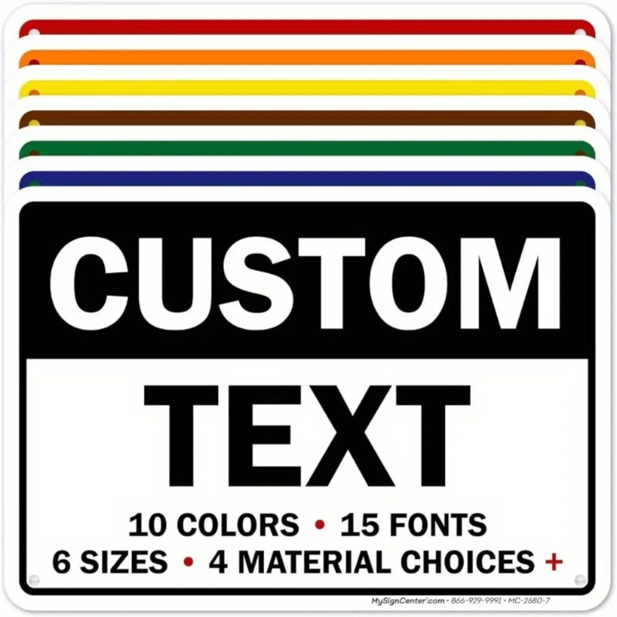 Individuelles Metallschild für Unternehmen: personalisierbar (Text/Logo optional), Innen-/Außengebrauch, ideal für Büro/Geschäft