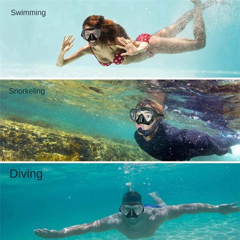 

ЙОЛИ-180 ° Угол обзора для взрослых и детей, противотуманные и противопротекающие очки для дайвинга, регулируемые очки для дайвинга