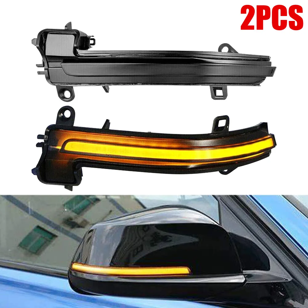 

LED Dynamic Turn Signal Light Side Mirror Flowing Water Blinker Flashing Light for BMW F20/F21/F22/F23/F87 F30/F31/F34/F35/F32