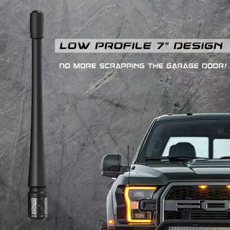 Universal Car AM FM Radio Antenna 25CM Multi-Model Compatible Short Replacement for Ram 1500  Wrangler JK/JL