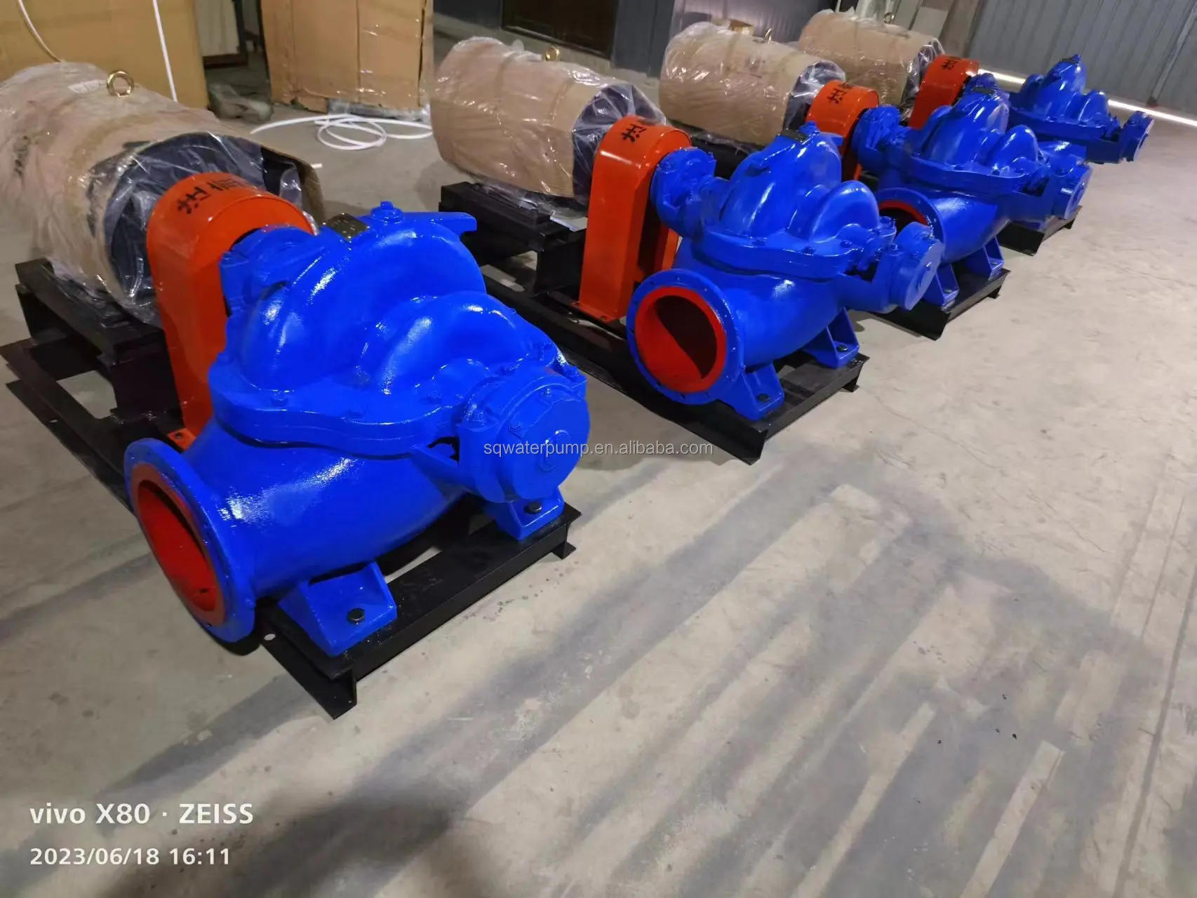 Factory Direct Sale Split Pump Large Flow Water Pump Diesel Engine Split Water Pump in Stock