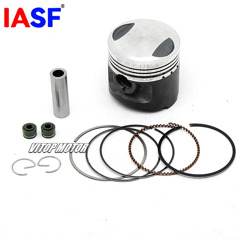 

IASF Motorcycle 56.5mm Piston Assembly Kit for Honda CG125 CB125 XL125 CT125 SL125 TL125 CL125 Lifan Zongshen 125 K082-025