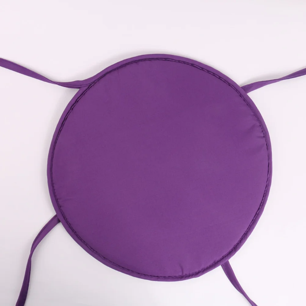 

1pc Household Round Shape Seat Cushion Thickened Chairs Cushions Sponge Seat Cushion for Home School Office Restaurant (Purple R