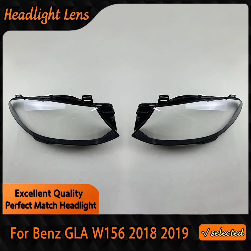 

Front Headlamp Cover Headlight Shell Lampshade Plexiglass Replace Original Lens For Benz GLA W156 GLA200 GLA220 GLA260 2018 2019