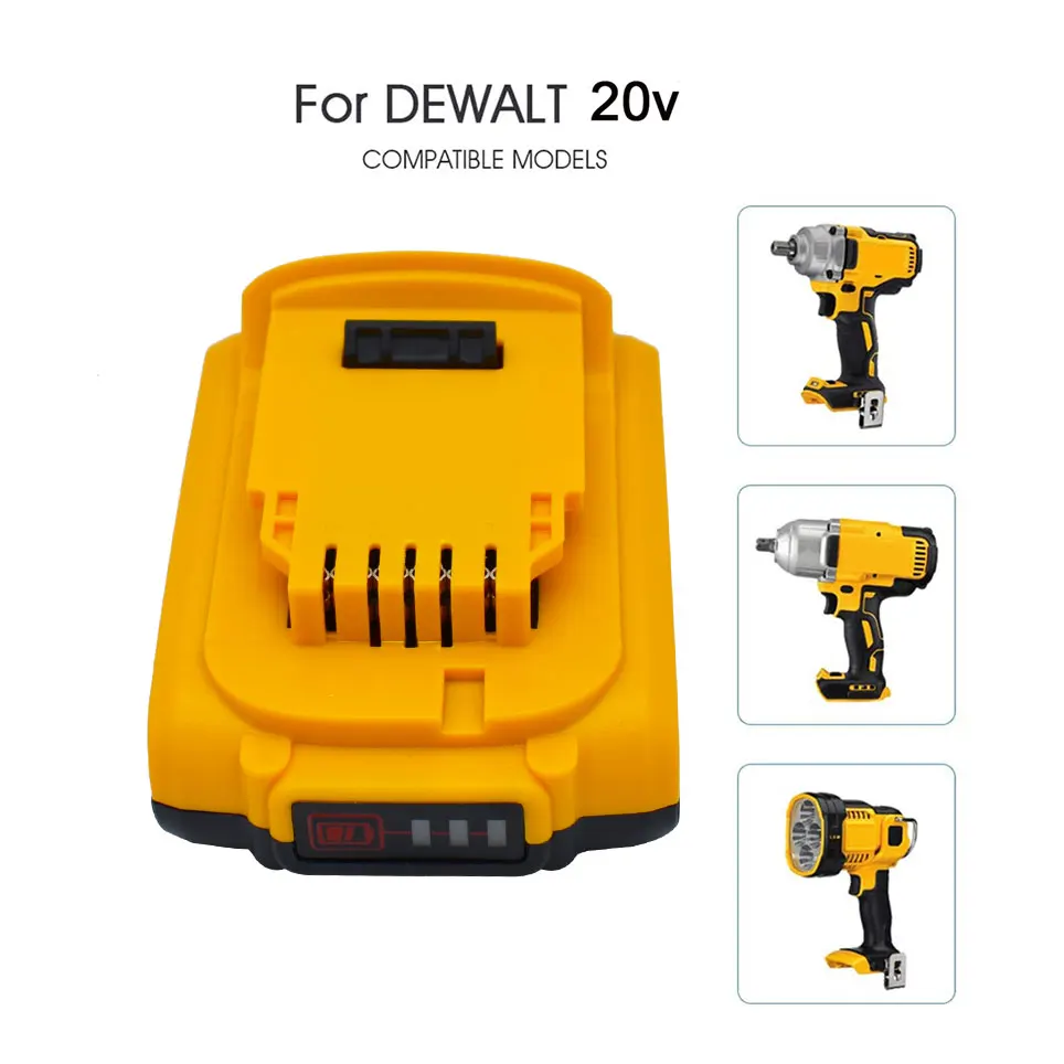 20V Electric Eplacement Battery 3000mAh/4000mAh for 18V/20V for DeWalt Tools DCB205 DCD74 DCB201 DCG412 DCD740 DCB203 Etc