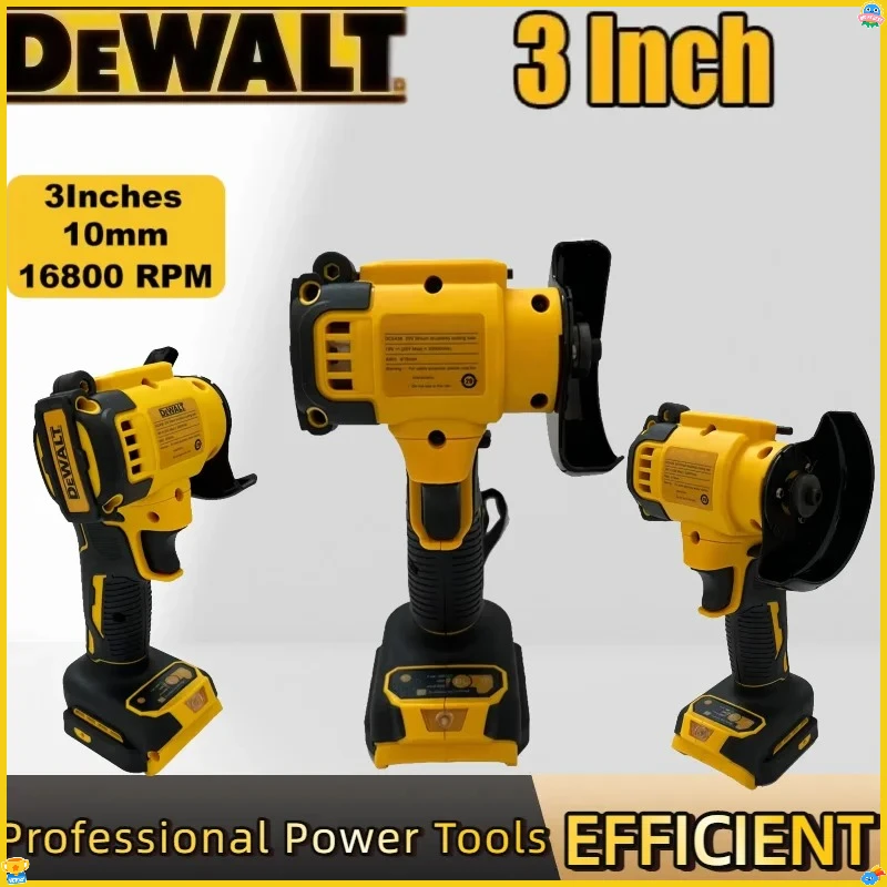 디월트 무선 앵글 그라인더 3인치 미니 연마기 전동 절단 공구