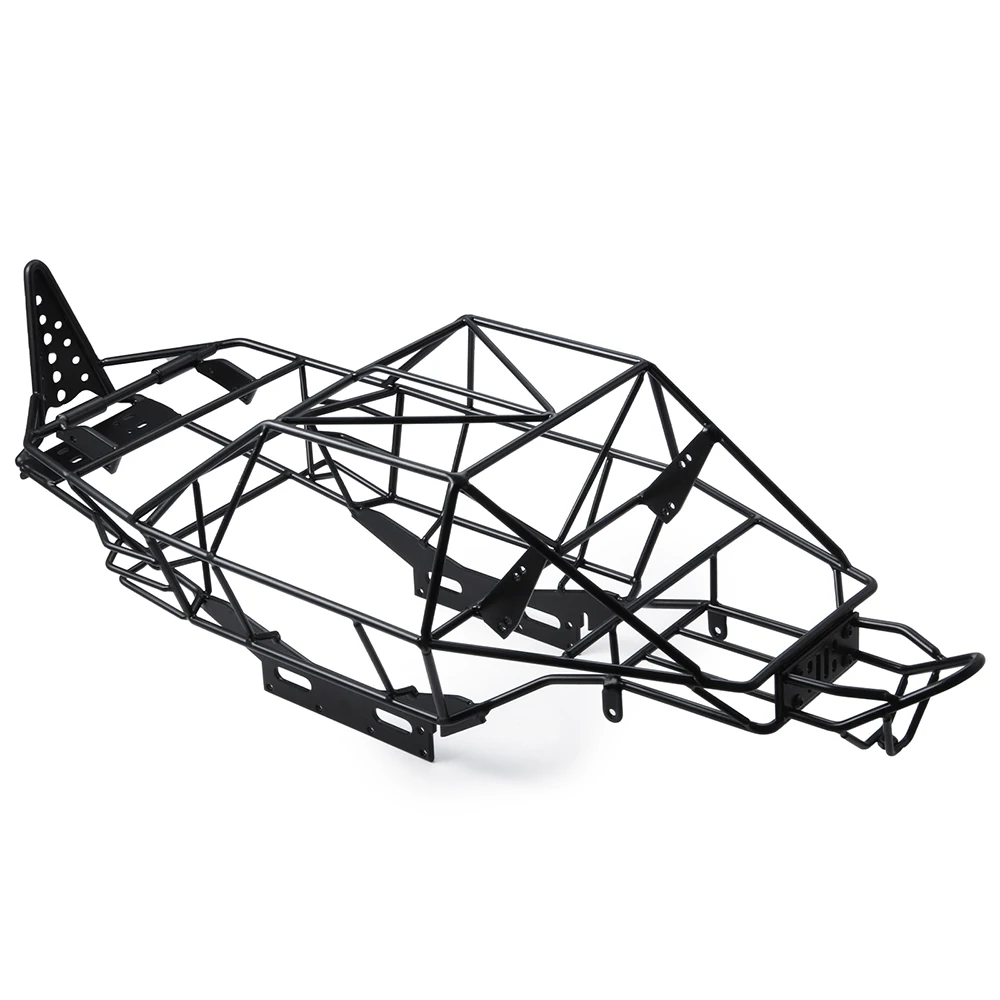 AXSPEED Steel Chassis Frame Body Full Tube Roll Cage for 1/10 Axial Wraith 90053 RR10 RC Crawler Car Parts