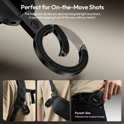 Imagen 1 del producto Ulanzi MA39 MagLock ventosa teléfono soporte de succión soporte de escritorio magnético para teléfono inteligente transmisión en vivo viajes al aire libre Vlog