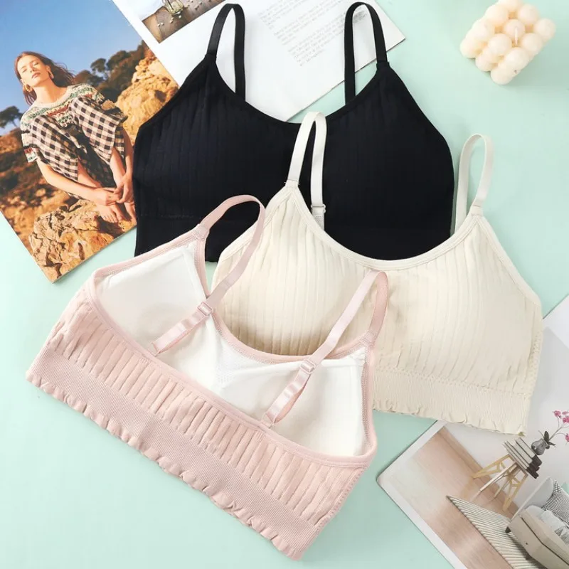 Fitness Tube Top Women Crop Tops Seamless Underwear Female Sports Bra Girls Lingerie White Cropped Comfort Summer Bandeau Top