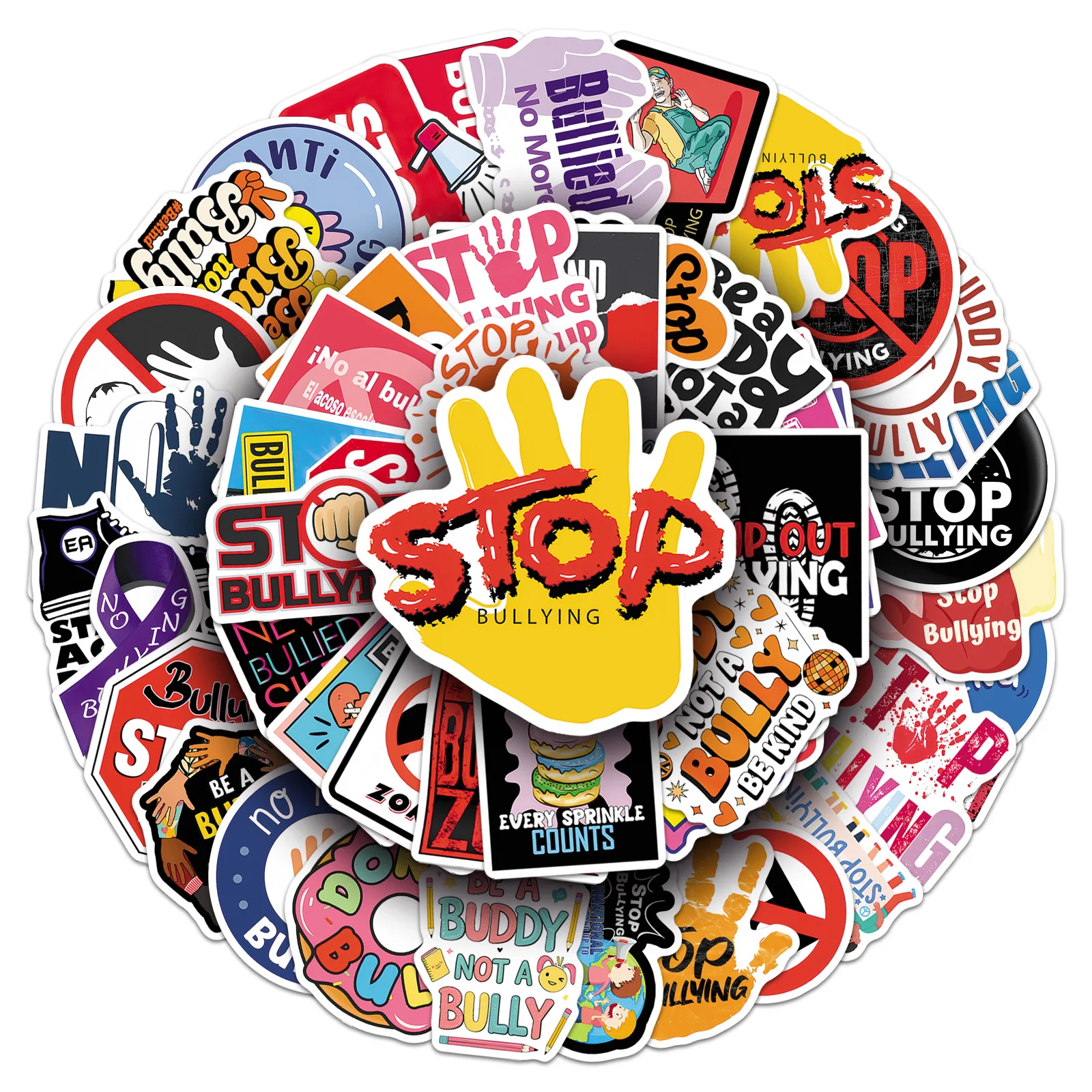 50 Pcs Anti-Bullyin…