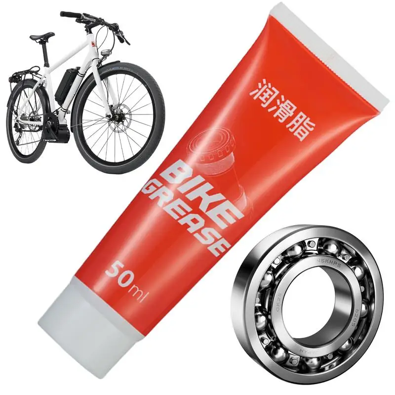 50ml Bicycle Bearing Grease Aluminum Alloy MTBBike Bearing Hub Grease Bicycle Oil Lubricant Bicycle Grease Maintenance Supplies