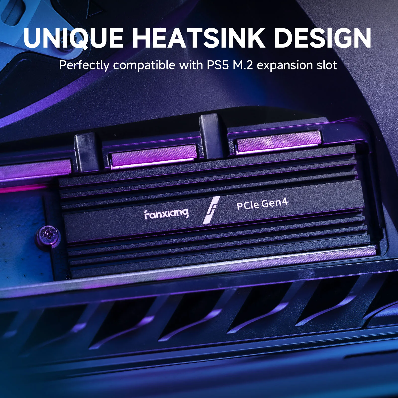 Fanxiang 내장 솔리드 스테이트 하드 디스크, S880R, 7450 MB/s SSD NVMe M.2 2280, 4TB, 2TB, 1TB, 방열판 SSD 드라이브, PS5 PC 노트북용