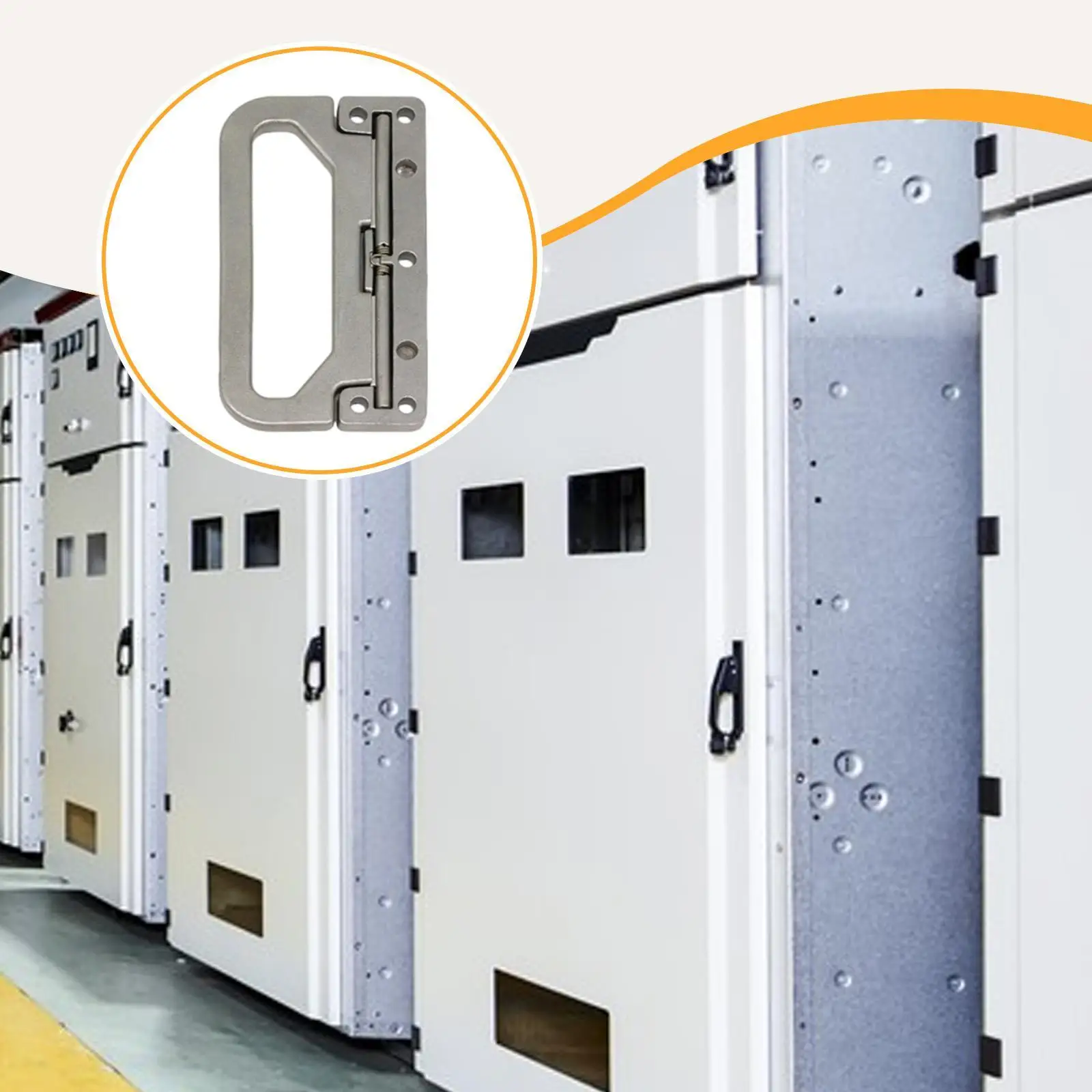 

Heavy Duty Replacement Versatile Surface Mount Wear Resistant Sturdy Chest Handle for Case Storage Cabinet Toolbox Trunks Crates