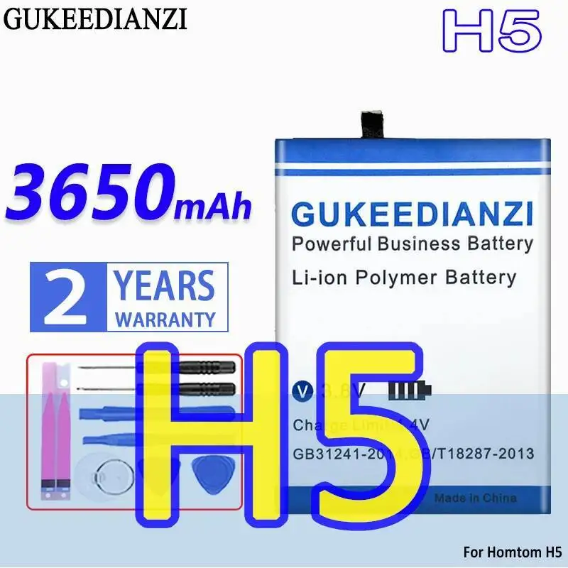 

Долговечный аккумулятор для мобильного телефона Homtom H5 3650 мАч