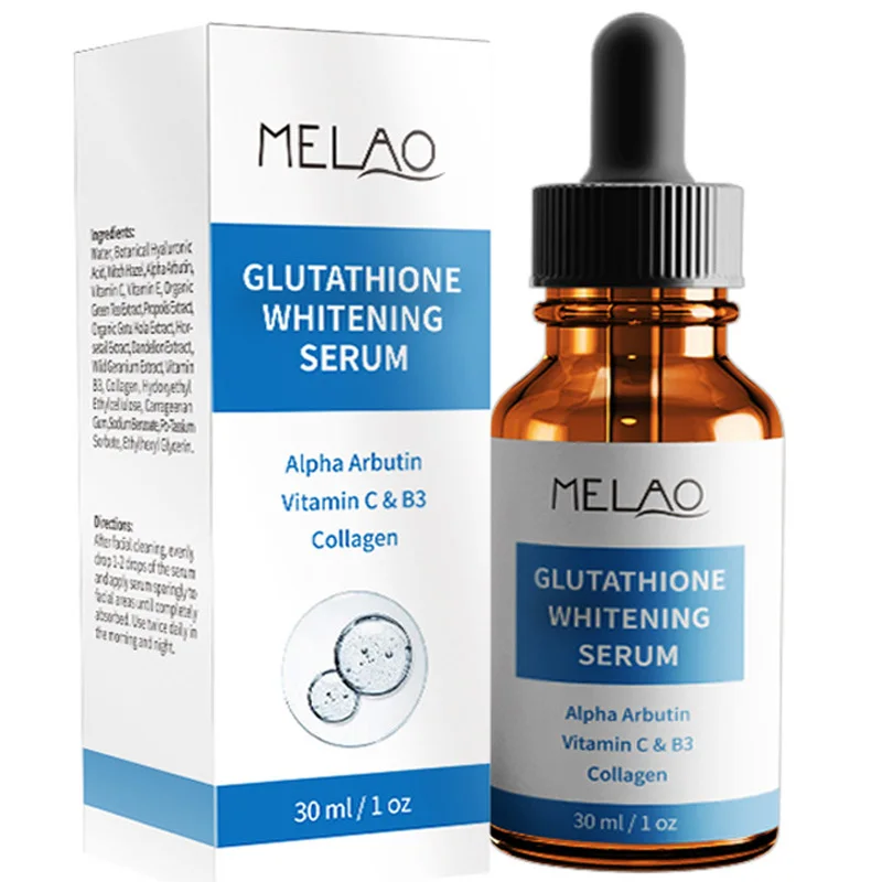 

Glutathione Whitening Serum Fade Black Dark Spots Moisturizing Nourishing Reduce Wrinkles Brightening Facial Skin Care Essence