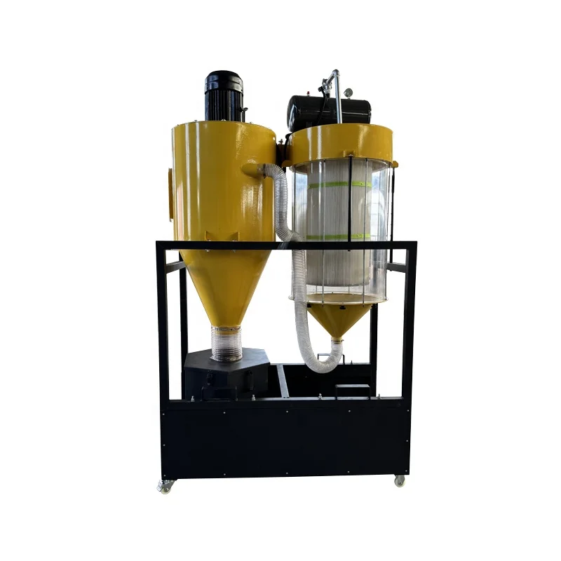 

Double Silent Cyclone Dust Collector Industrial Vacuum Cleaner for Woodworking