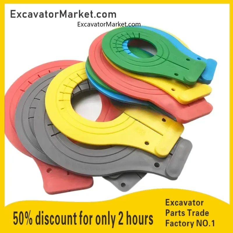 Excavator Disassembly-free Bucket Shaft Gasket Bucket Pin Adjustment Activity Plastic Quick Disassembly Shaft parts