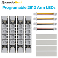 SpeedyBee LED Light 2812 LED Arm Light RGB Arm Light Strip Programable Two Ways to Connect 4PCS 2812 Arm LEDs For 2812 Aircraft