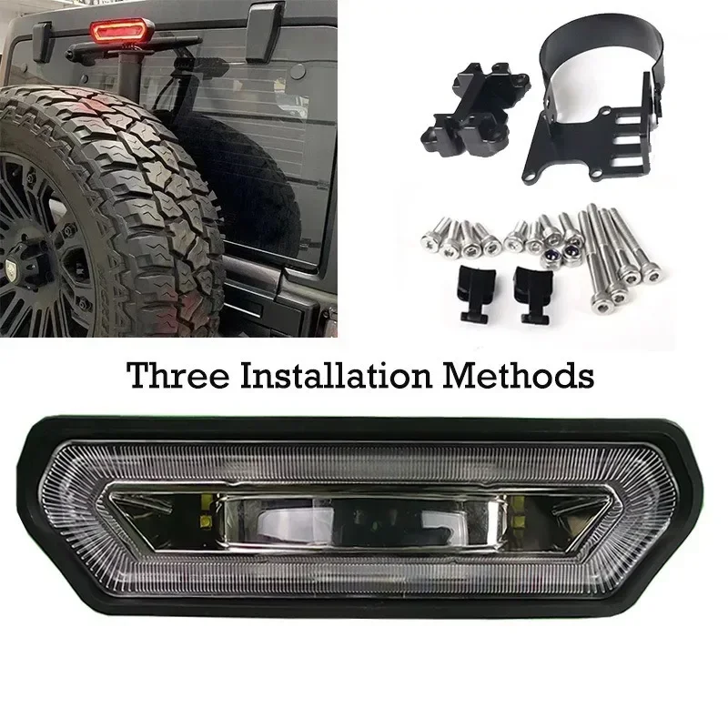 For UTV Brake Stop Lamp Car ATV Red Brake Tail Light Chase for Can Am Maverick X3 Commander for Polaris RZR 1000 800