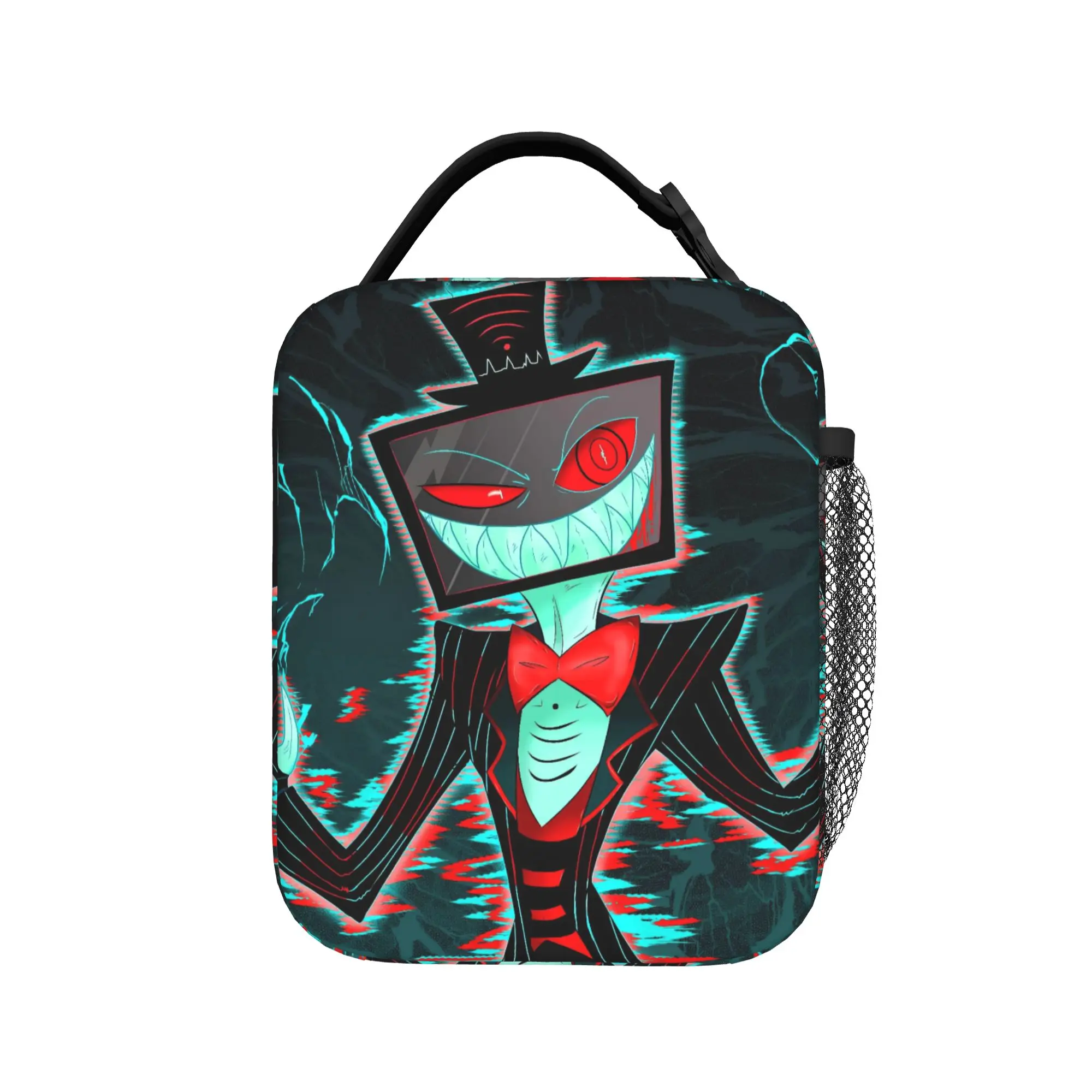 Cartoon Hazbins Hotels Thermal Insulated Lunch Bag for Office  Portable Food Bag Container Thermal Cooler Lunch Boxes
