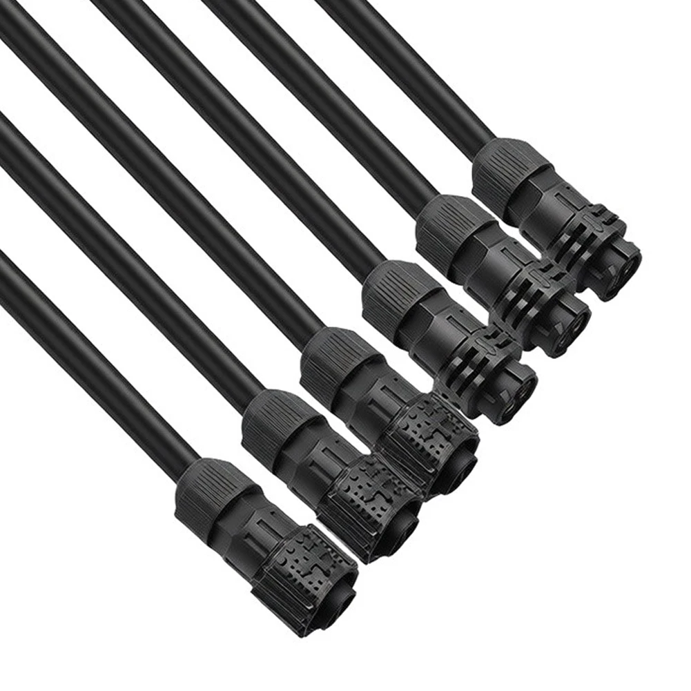 For Harsh Elements Exposure Waterproof Circular Connector Nylon Body Push Pull Connector Self-locking Connector