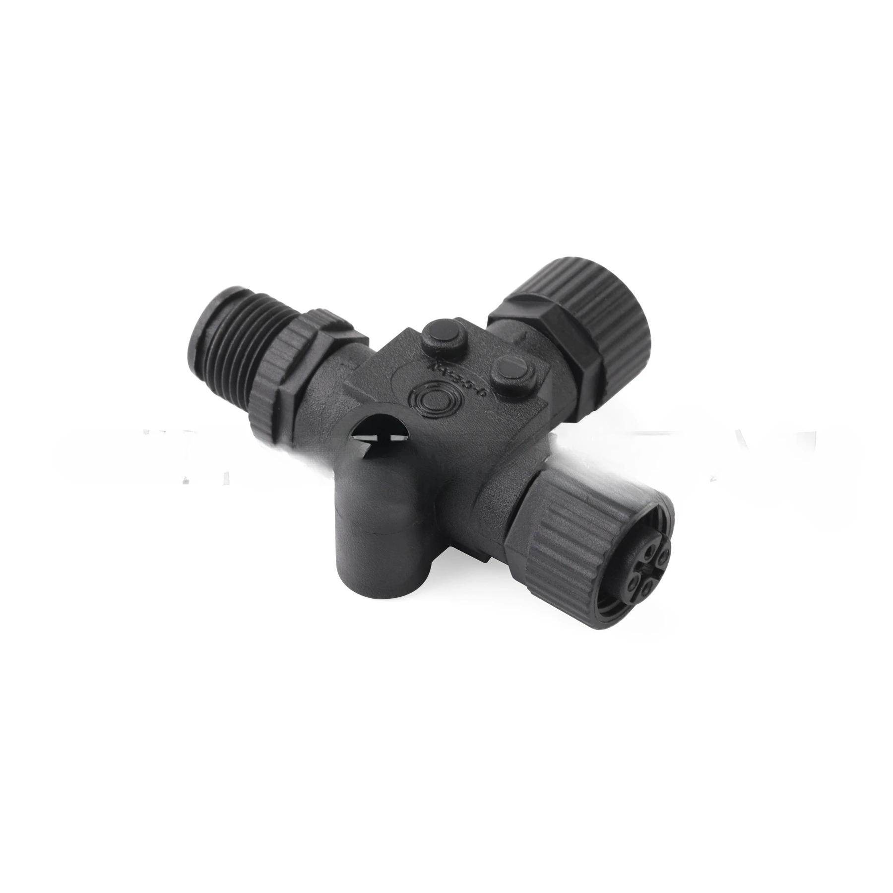 

Applicable to NMEA2000 M12-5 core T lane 3-way 1-turn 2 female, plastic upper shell, adapter