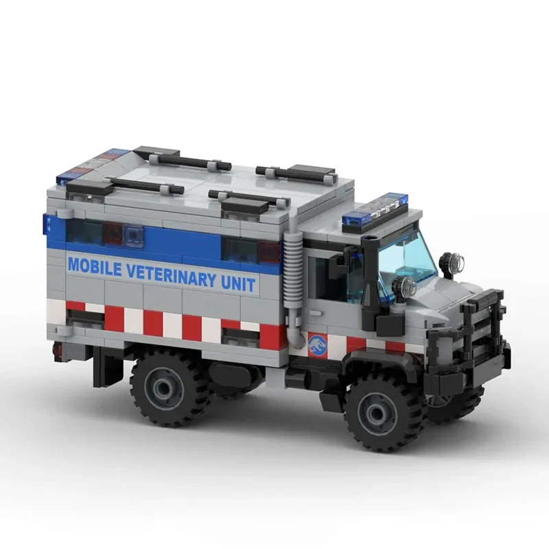 Neue MOC baustein auto modell Unimog lkw modulare baustein kinder spielzeug geschenk DIY montage set