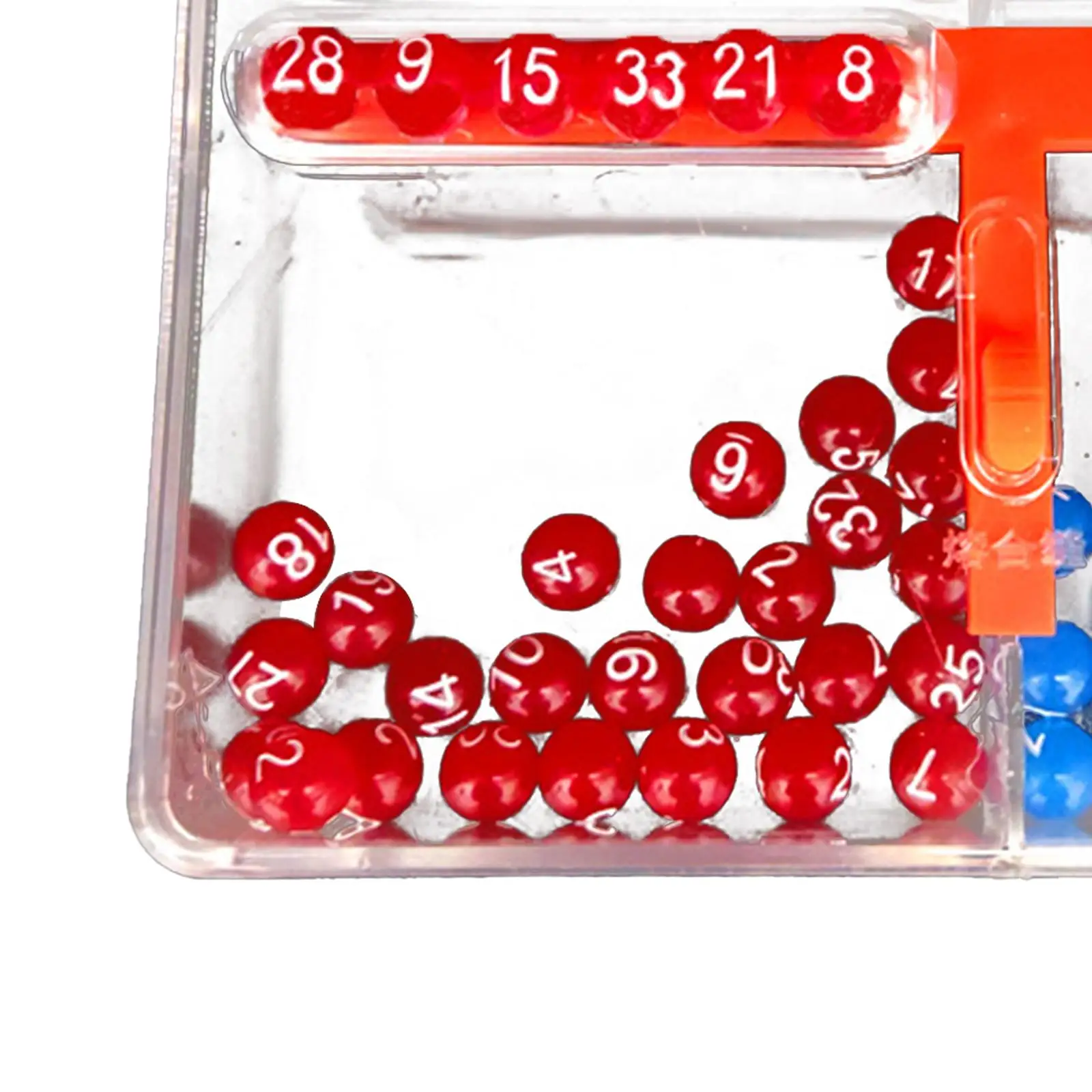 Lottery Number Picker Portable Mini Colorful Tally Balls Entertainment Raffle Toy Draw Game Fine Motor Toy Mini Lottery Machine