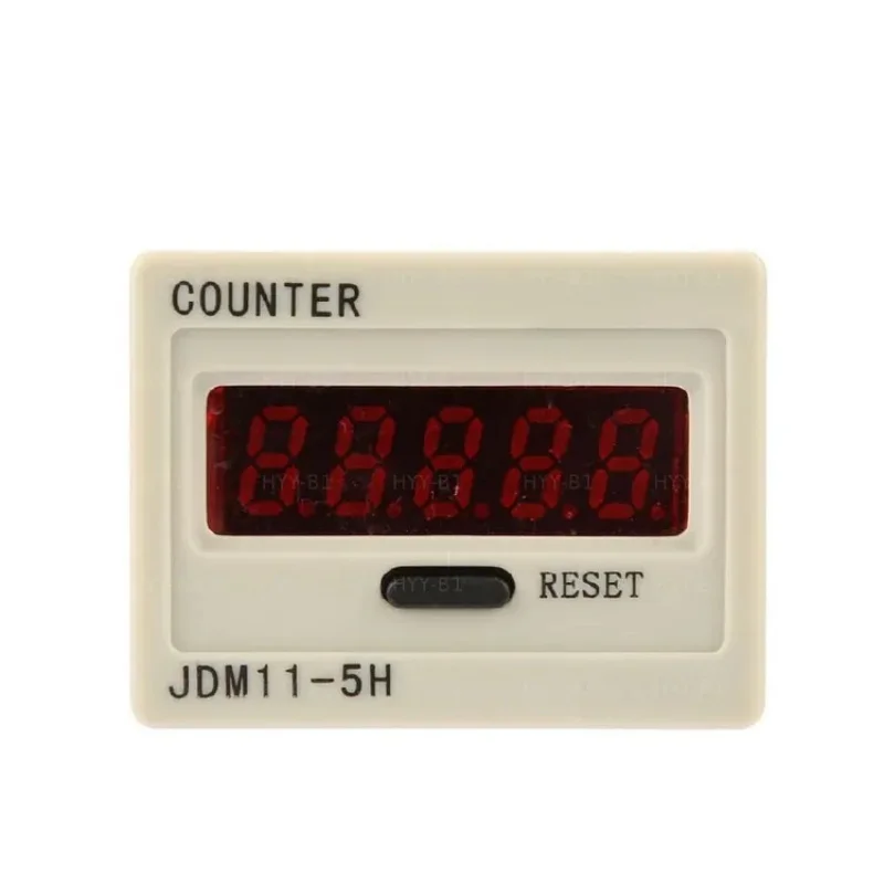 JDM11-5H Electronic Digital Counter 5-Digit Display Industrial with Power Failure Memory Feature