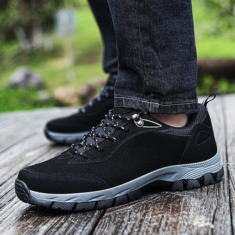 Fashion Hiking Shoes for Men Sneakers 2024 Big Size 49 Non-slip Men's Platform Walking Shoes Hot Selling Breathable Men's Shoes