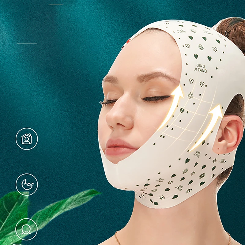 1pc V Face Slimming Belt Facial Cheek Bandage Firm Lifting Band Anti-Wrinkle Strap Skincare Tool