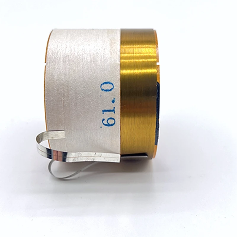 

1 шт., высокое качество, 61 мм, алюминиевый провод, звуковая катушка, громкоговоритель, 8 Ом