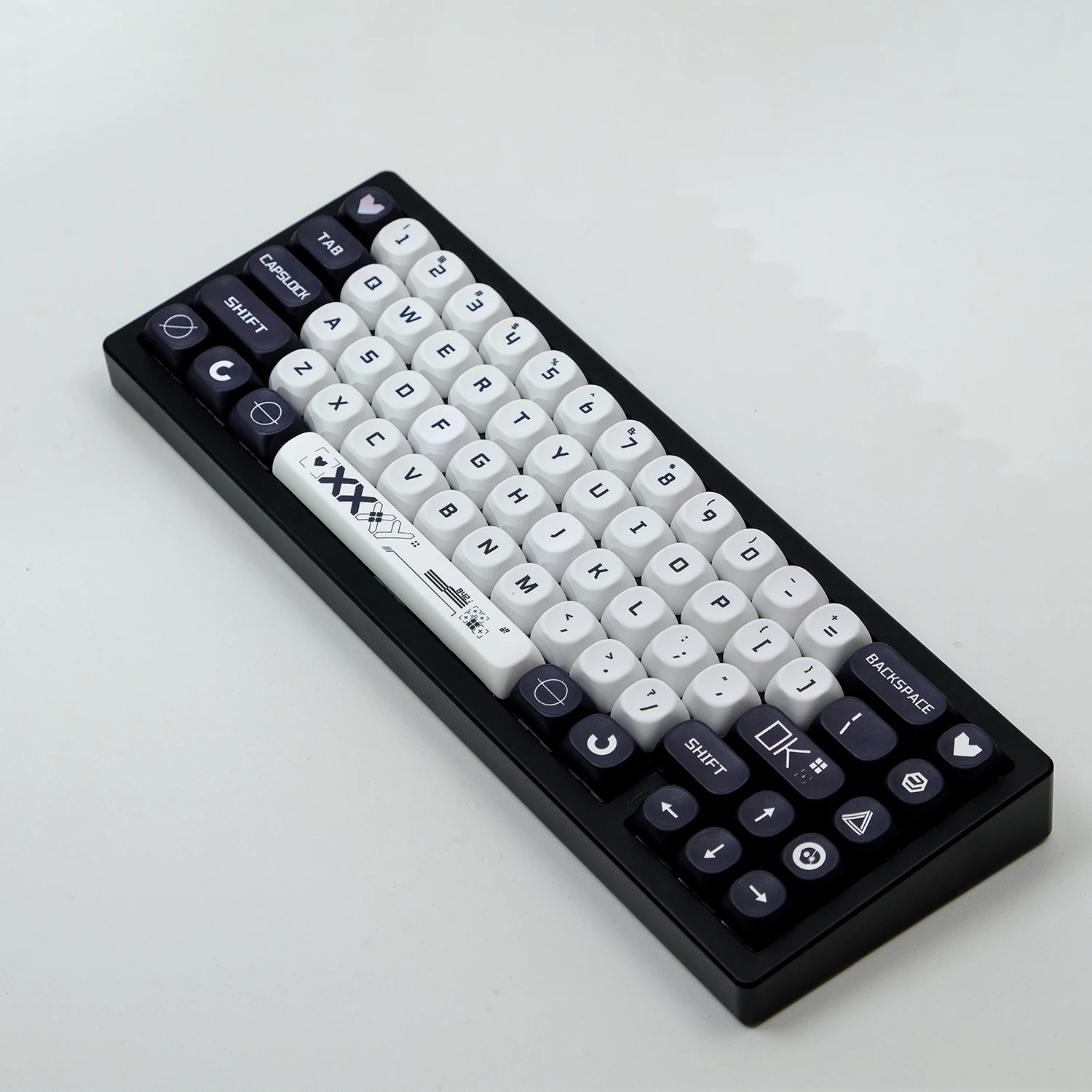 Kbdiy 64/87 tasten/set koa keycap print stream tastatur tasten kappen pbt ähnliches moa profil iso 7u space bar tasten kappen für gmk67/ – Detail 5