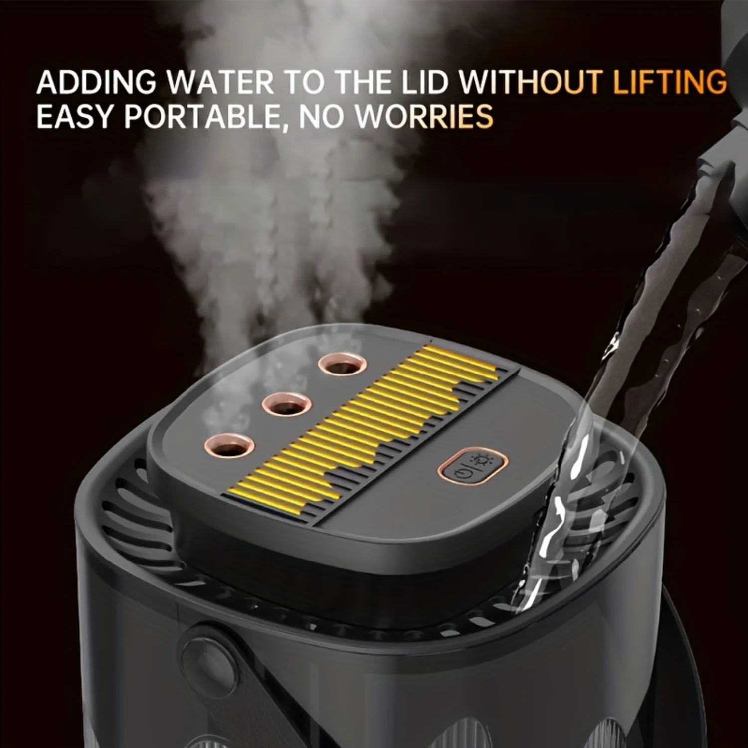 Umidificatore USB a 3 ugelli di grande capacità - Simpatico arredamento estetico per la stanza - Autunno Inverno Essenziale