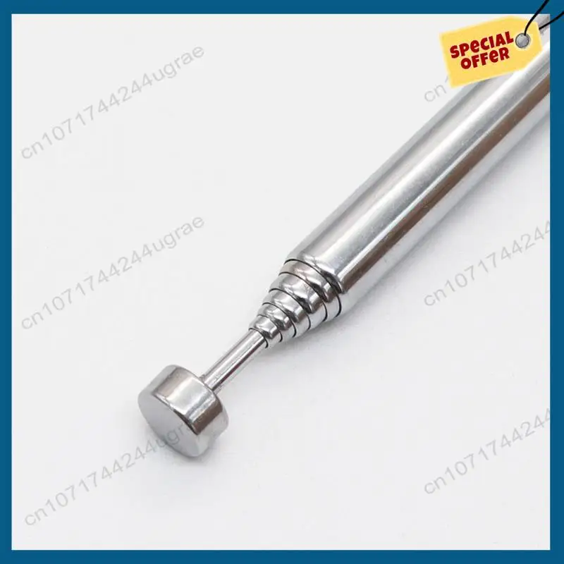 -A15I 1Set Telescopic FM Radio Antenna Rod Antenna 3.5Mm Adapter MAV Stereo Receiver F Type Male Plug 7 Sections Antenna