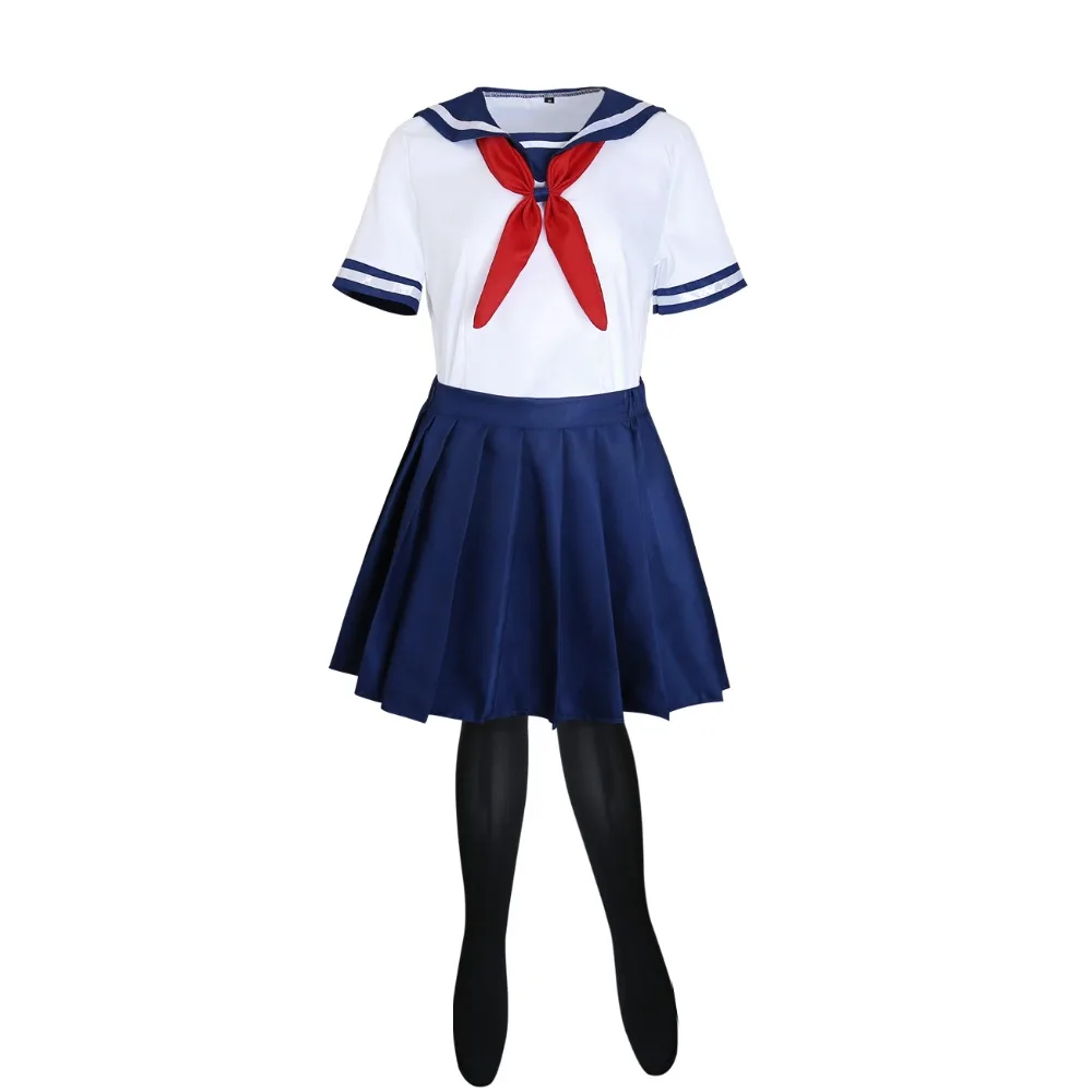 

Game Ayano Aishi Cosplay Anime Costume Yandere Simulator Yandere Chan Sailor Jk Uniforms Suit High School Dress Up Outfits Party