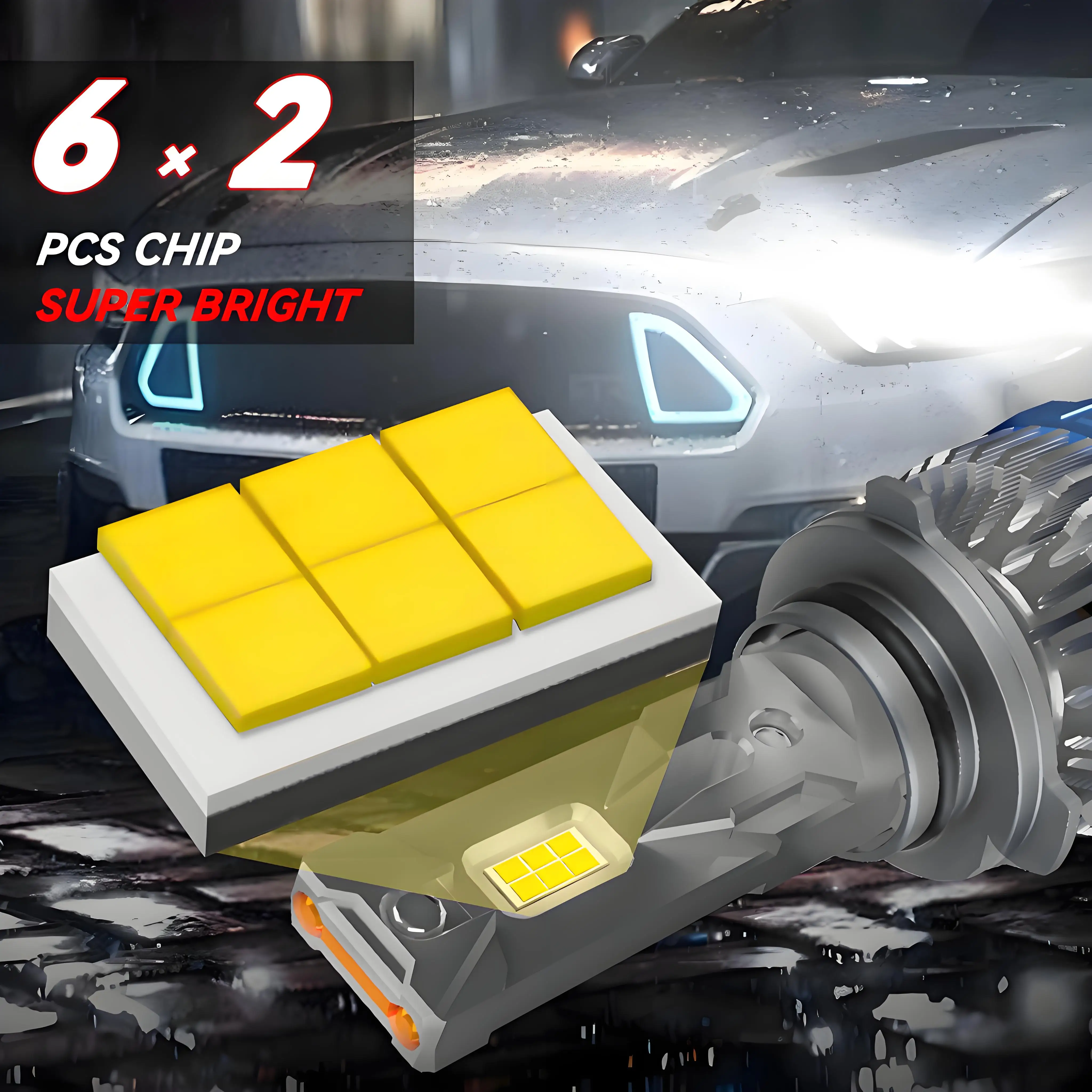 EAGLEVISION Led Headlight Lamp Bulb for Cars H4 Turbo Canbus 12v 24v 2300W High Power Lamp HB3 HB4 9012 H1 H4 H7 H11 H13 - Image 5