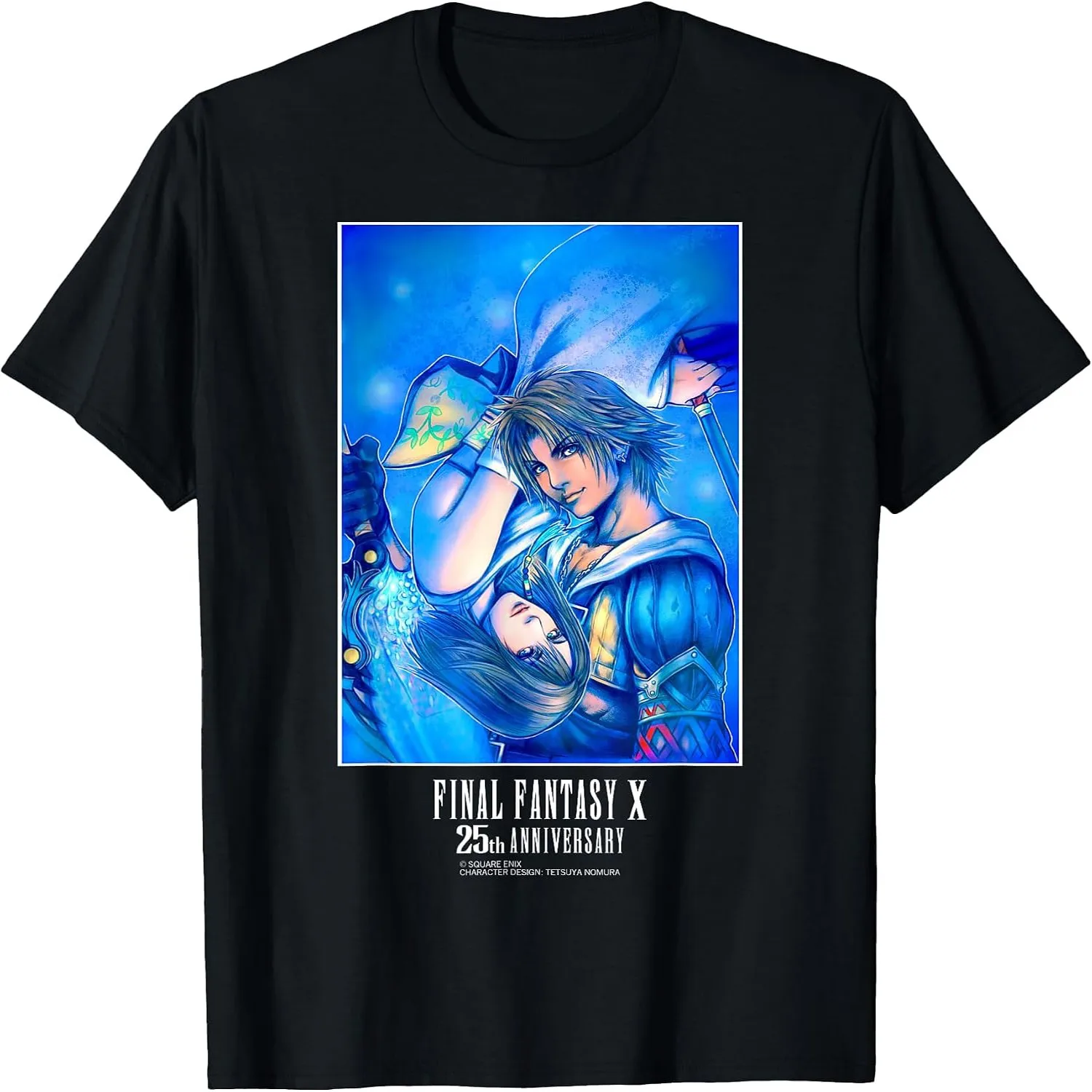 Final Fantasy Anniversary Collection FFX TidusYuna Key Art T-Shirt