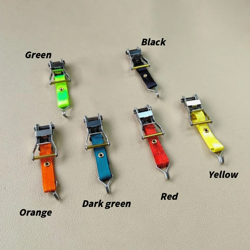 Simulation Bundling Belt Ropes Tire Fixation Tightener Cargo Rope Tensioner for 1/14 Tamiya Trailer 1/10 RC Climbing RC Car Toys