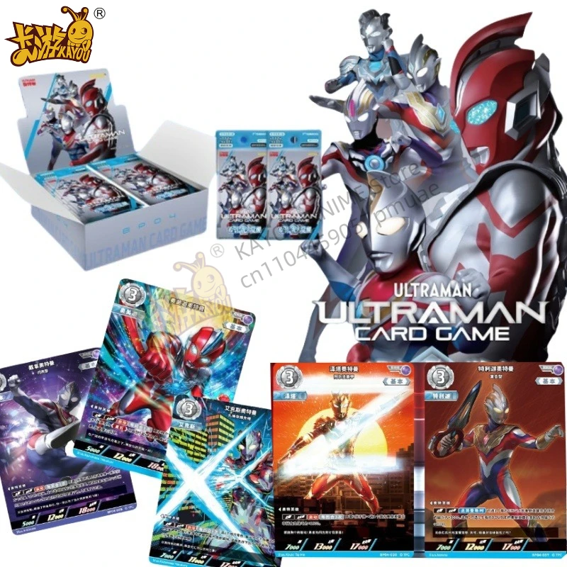 

KAYOU оригинальные коллекционные карты Ultraman Hope To Awaken со светом, оригинальная коробка, аниме, периферийные настольные игры, боевые карты, подарок