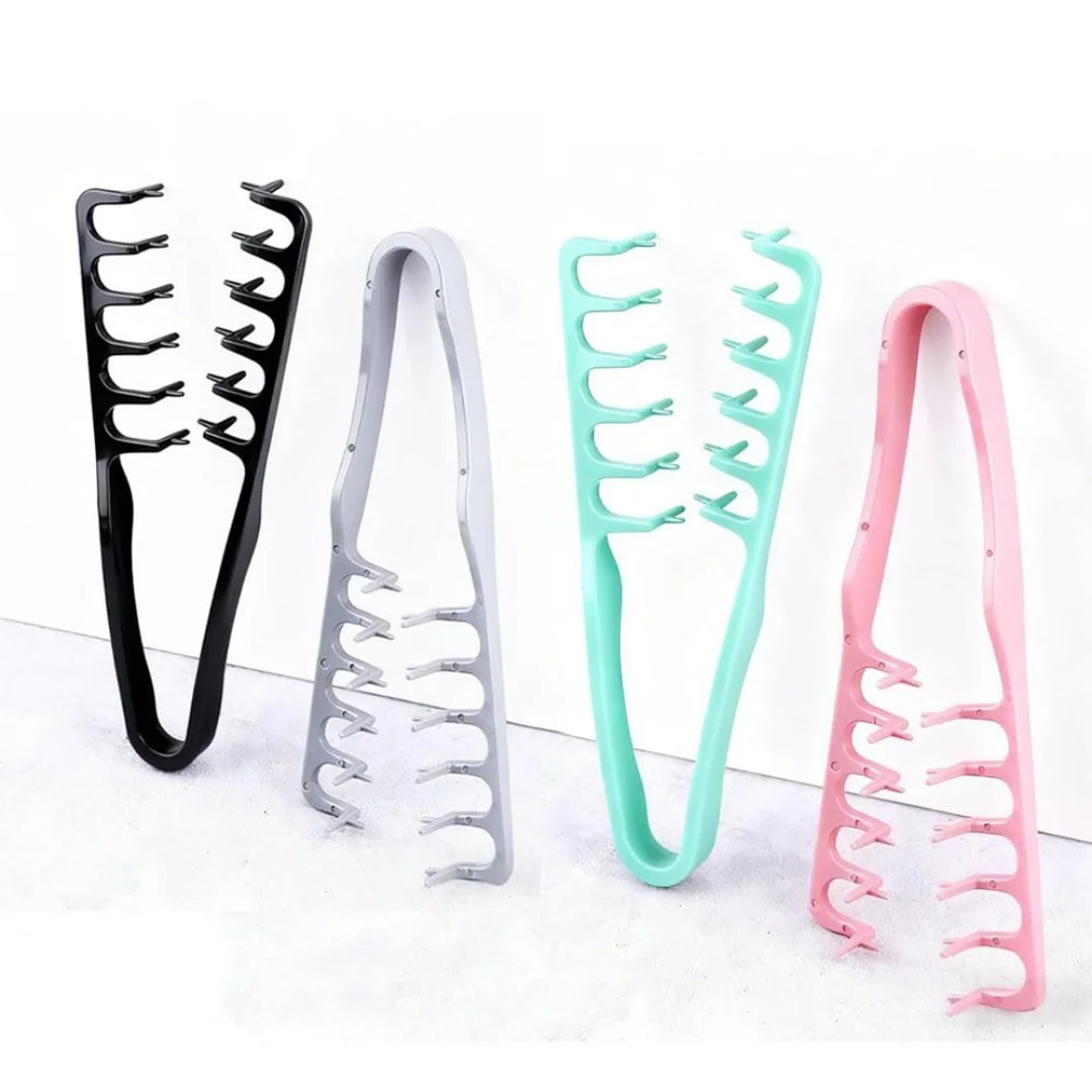

Wide-Tooth Hair Styling Comb Curling Tools Fluffy Texture Ideal for All Hair Types, Barber for Home Use