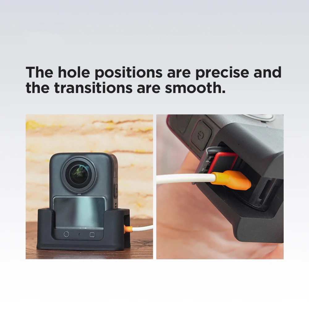 Non-Slip Silicone Desktop Base for DJI Osmo 360 Camera Fixed Support Upright Holder Accessory