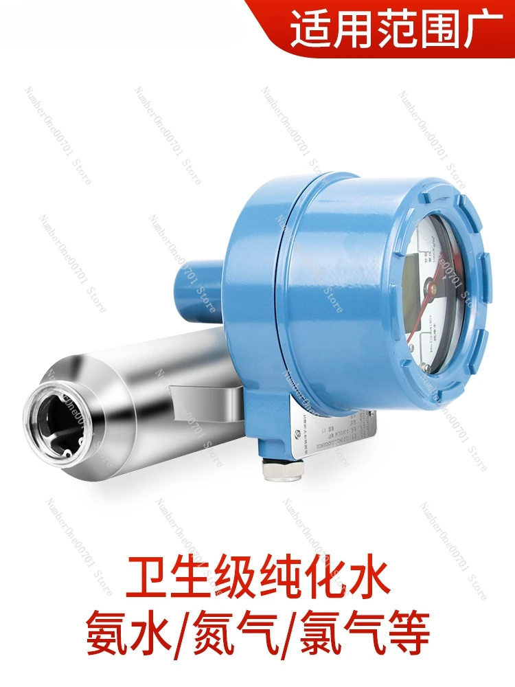 Metal Tube Floater Flowmeter Sanitary Clamp Explosion-Proof Tiny Liquid Gas