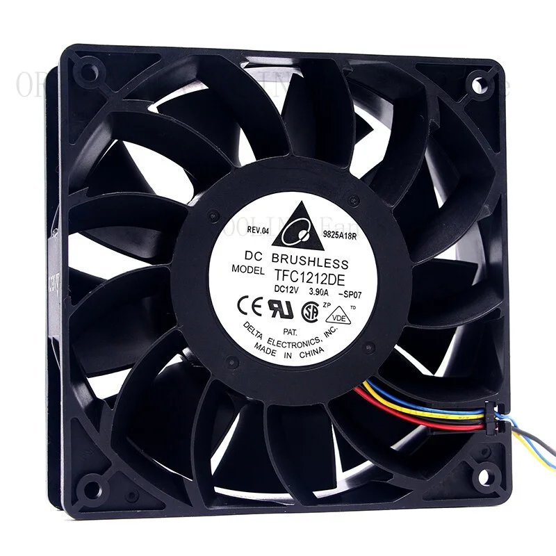 HH Brand New for Delta TFC1212DE 120mm 12cm PWM 252CFM 12038 DC 12V cooling fans 4 pin