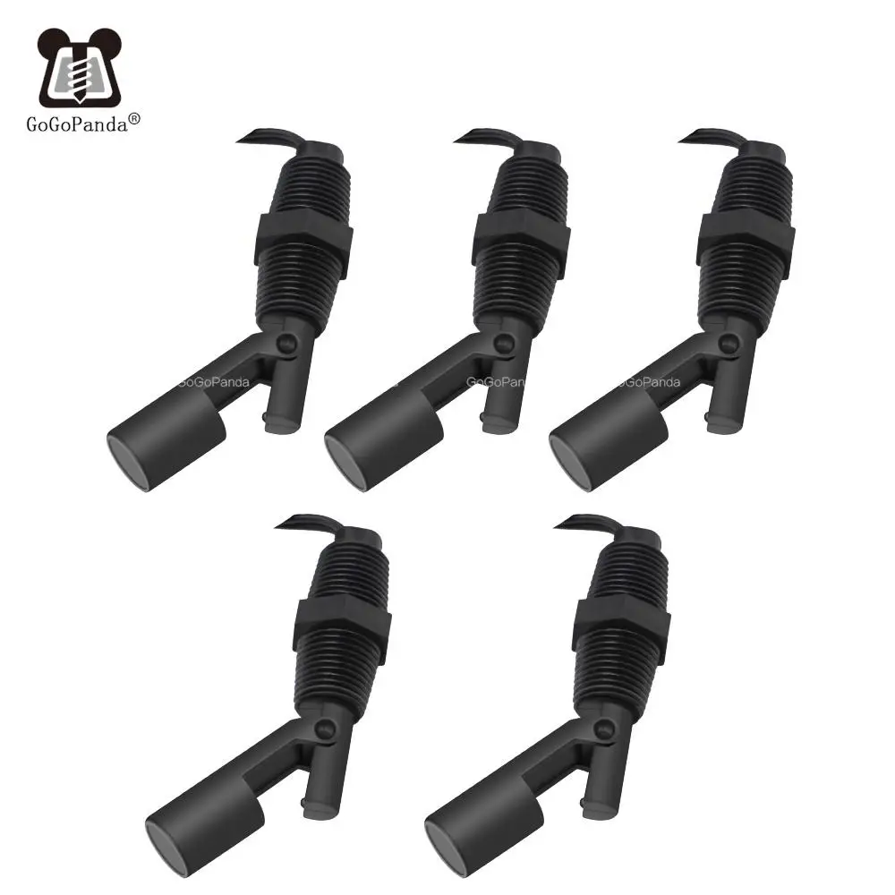 Free Shipping 5PCS ZPC3 100V 220V Liquid Float Water Level Sensor Side Mount Float Switch Safe