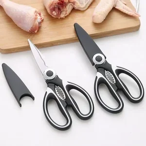 Multifunctional Domestic Kitchen Scissors of Stainless Steel to cut vegetables, chicken bones, fish and other tools 12 Main Tissue Sales - №5
